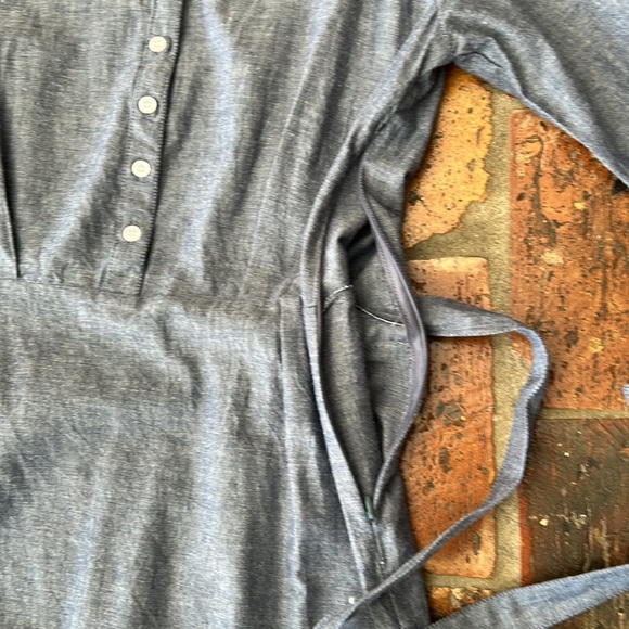 Chambray button front Dress szM - Picture 8 of 15